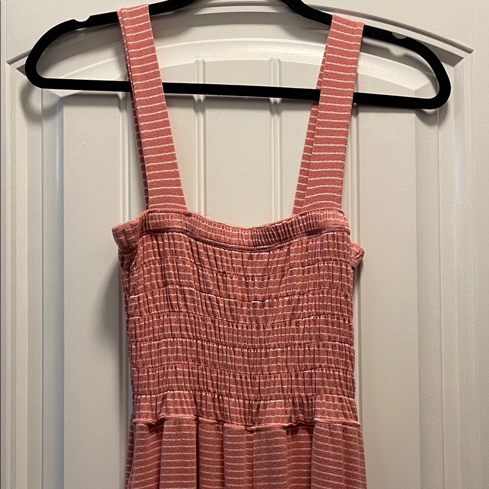Zenana Outfitters Pink Striped Jumpsuit